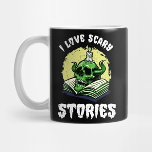 I Love Scary Stories Indie Goth Aesthetic Gothic Mug